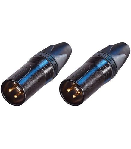 Amazon.com: (2 Pack) NEUTRIK NC3FXX-BAG 3-Pin XLR Female Cable
